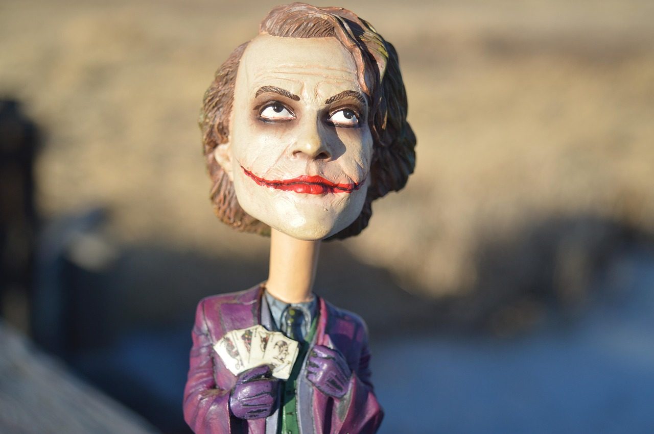Clown villain action figure
