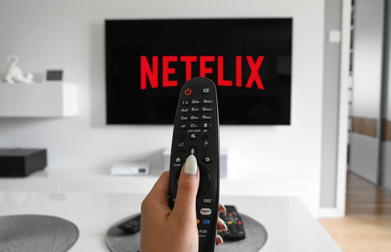 television and remote control for streaming